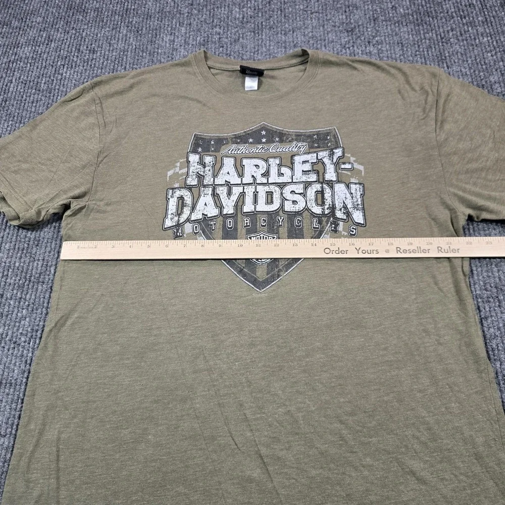 Harley-Davidson‎ Shirt Mens XL Green Myrtle Beach Graphic Tee 2017 Moto Biker